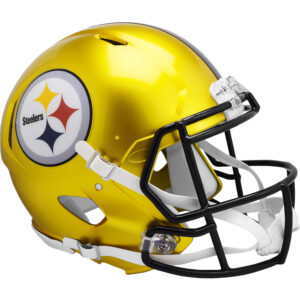 Pittsburgh Steelers – Riddell FLASH – Alternate Revolution Speed ​​– Authentischer Footballhelm, unsigniert