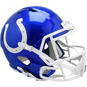 Indianapolis Colts – unsignierter Riddell FLASH Alternate Revolution Speed ​​Replica Footballhelm