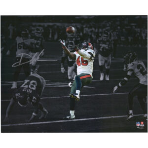 Devin White, Tampa Bay Buccaneers, signiertes 16″ x 20″ Super Bowl LV Interception Spotlight-Foto