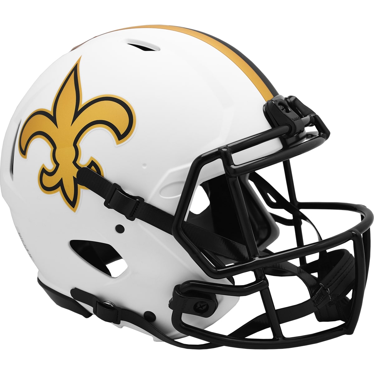 New Orleans Saints Riddell LUNAR Alternate Revolution Speed ​​Authentic Footballhelm