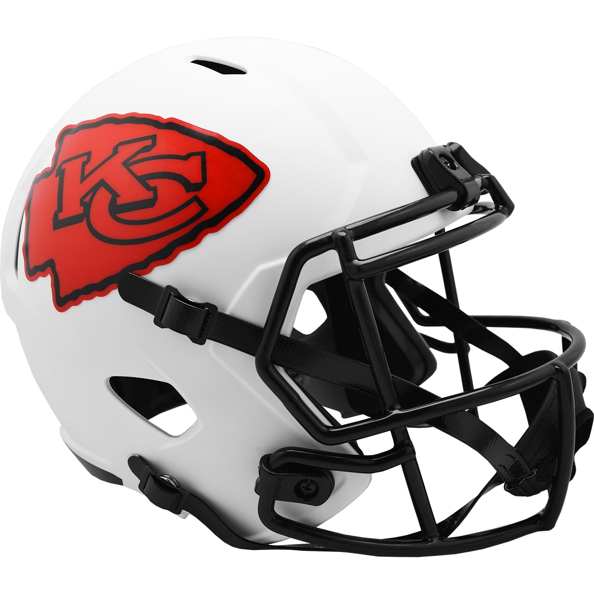 Kansas City Chiefs Riddell LUNAR Alternate Revolution Speed ​​Display Replik Footballhelm