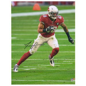 Autogrammfoto „Pass Rush“ von Isaiah Simmons, Arizona Cardinals, 16 x 20 Zoll, rotes Trikot