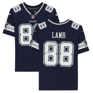 Von CeeDee Lamb signiertes marineblaues Nike Limited-Trikot der Dallas Cowboys mit der Aufschrift „America’s Team“