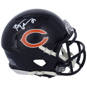 Brian Urlacher Chicago Bears signierter Riddell Speed ​​Mini-Helm
