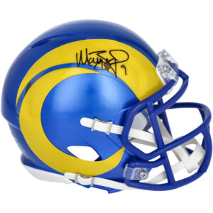 Matthew Stafford Los Angeles Rams signierter Riddell Speed ​​Mini-Helm