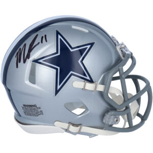 Von Micah Parsons signierter Riddell Speed ​​Mini-Helm von Dallas Cowboys
