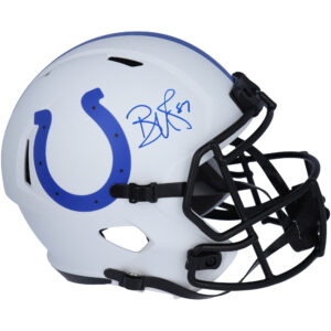 Reggie Wayne Indianapolis Colts signierter Riddell Lunar Eclipse Alternate Speed ​​Replica Helm