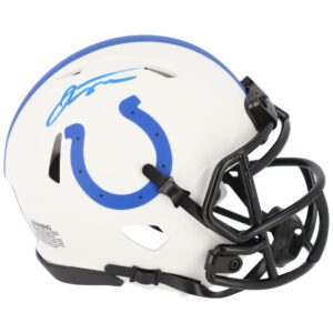 Jonathan Taylor Indianapolis Colts signierter Riddell Lunar Eclipse Alternate Speed ​​Mini-Helm