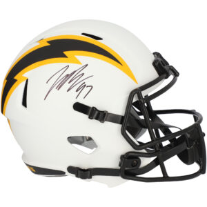 Joey Bosa, Los Angeles Chargers, signierter Riddell Lunar Eclipse Alternate Speed ​​Replica-Helm