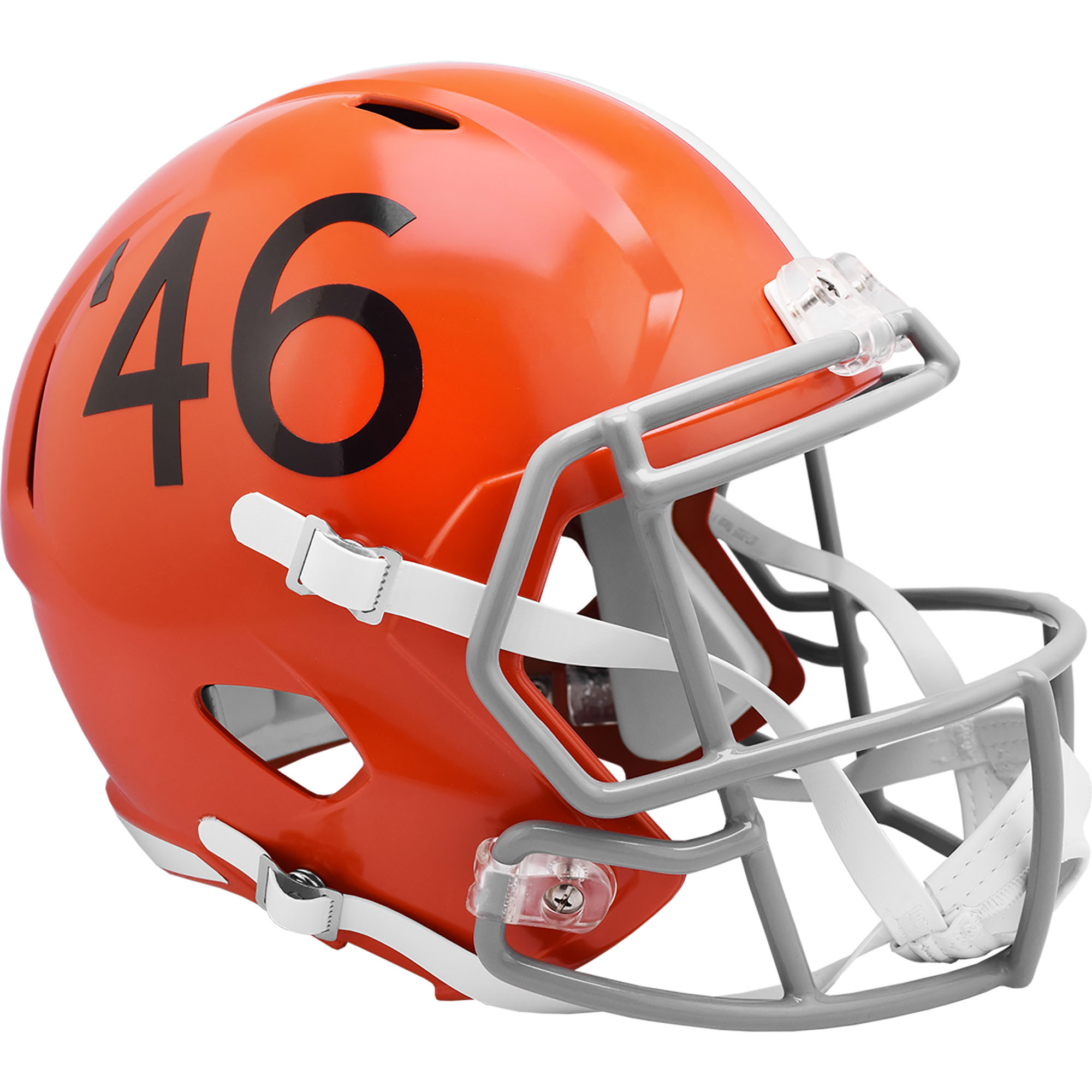 Cleveland Browns Riddell 2021 Saison Throwback Logo Speed ​​Replica Helm