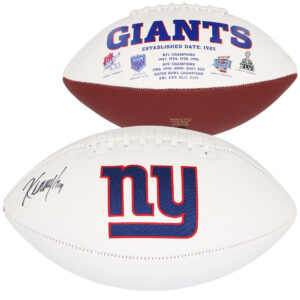 Kenny Golladay New York Giants signierter weißer Panel-Football