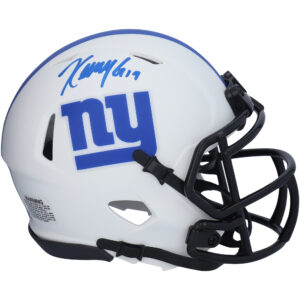 Kenny Golladay New York Giants signierter Riddell Lunar Eclipse Alternate Speed ​​Mini-Helm