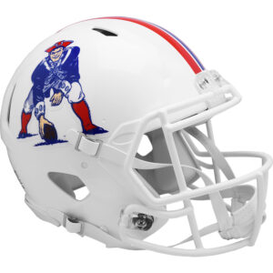 Riddell New England Patriots 1982-1989 Speed ​​Throwback Collection Original-Helm in Originalgröße