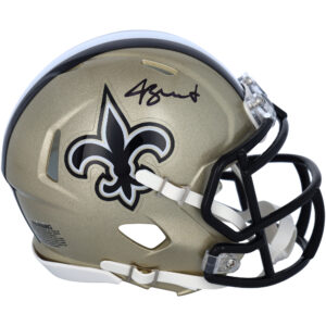 Autogramm von Jameis Winston, New Orleans Saints, Riddell Speed ​​Mini-Helm