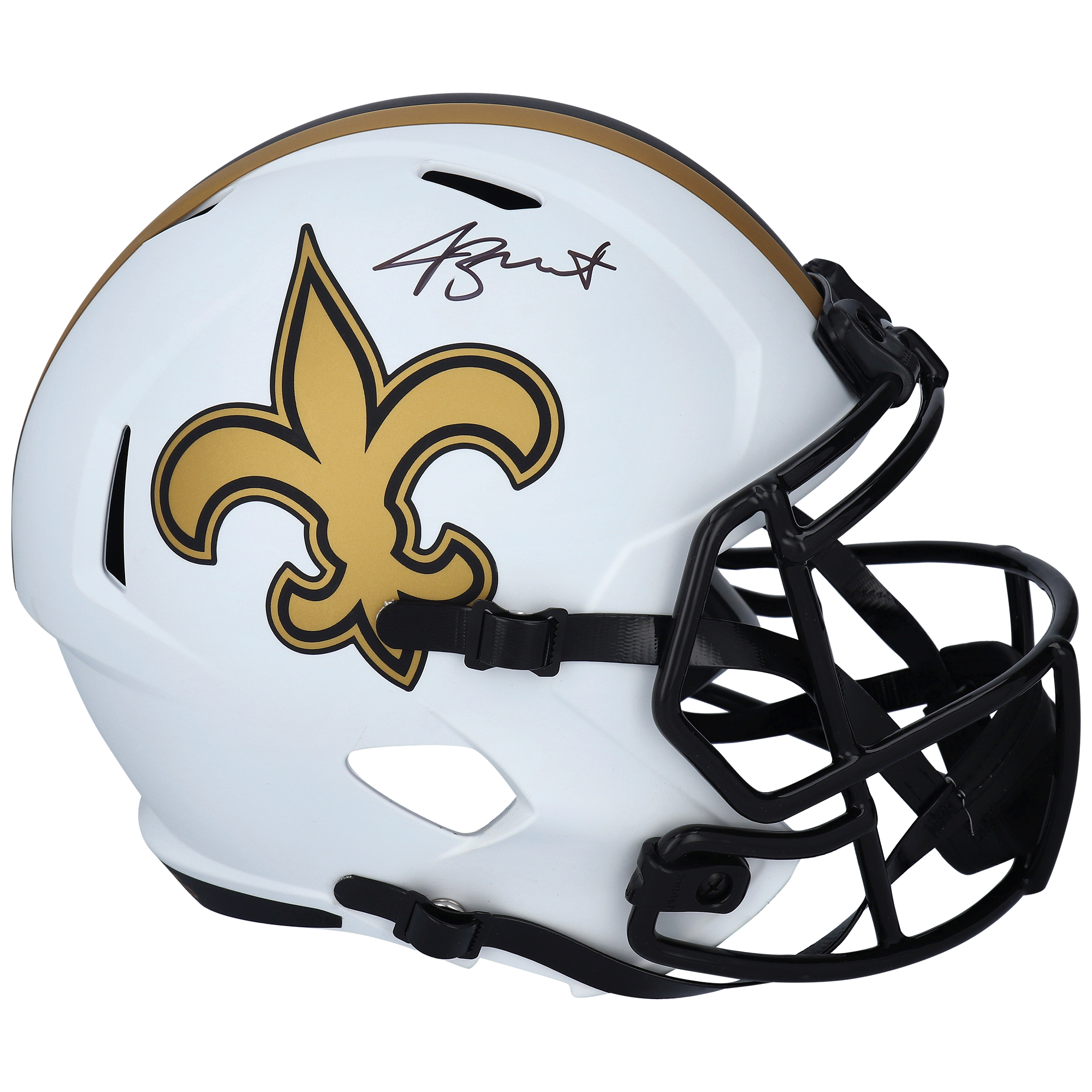 Jameis Winston New Orleans Saints signierter Riddell Lunar Eclipse Alternate Speed ​​Replica-Helm