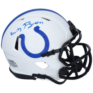 Kwity Paye Indianapolis Colts signierter Riddell Lunar Eclipse Alternate Speed ​​Mini-Helm