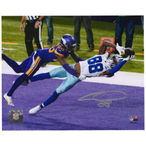 Von CeeDee Lamb signiertes Foto „TD Catch vs. Minnesota“ der Dallas Cowboys, 20,3 x 25,4 cm