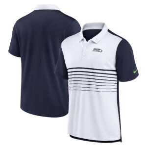 Nike College Navy/White Seattle Seahawks Fashion Performance Poloshirt für Herren