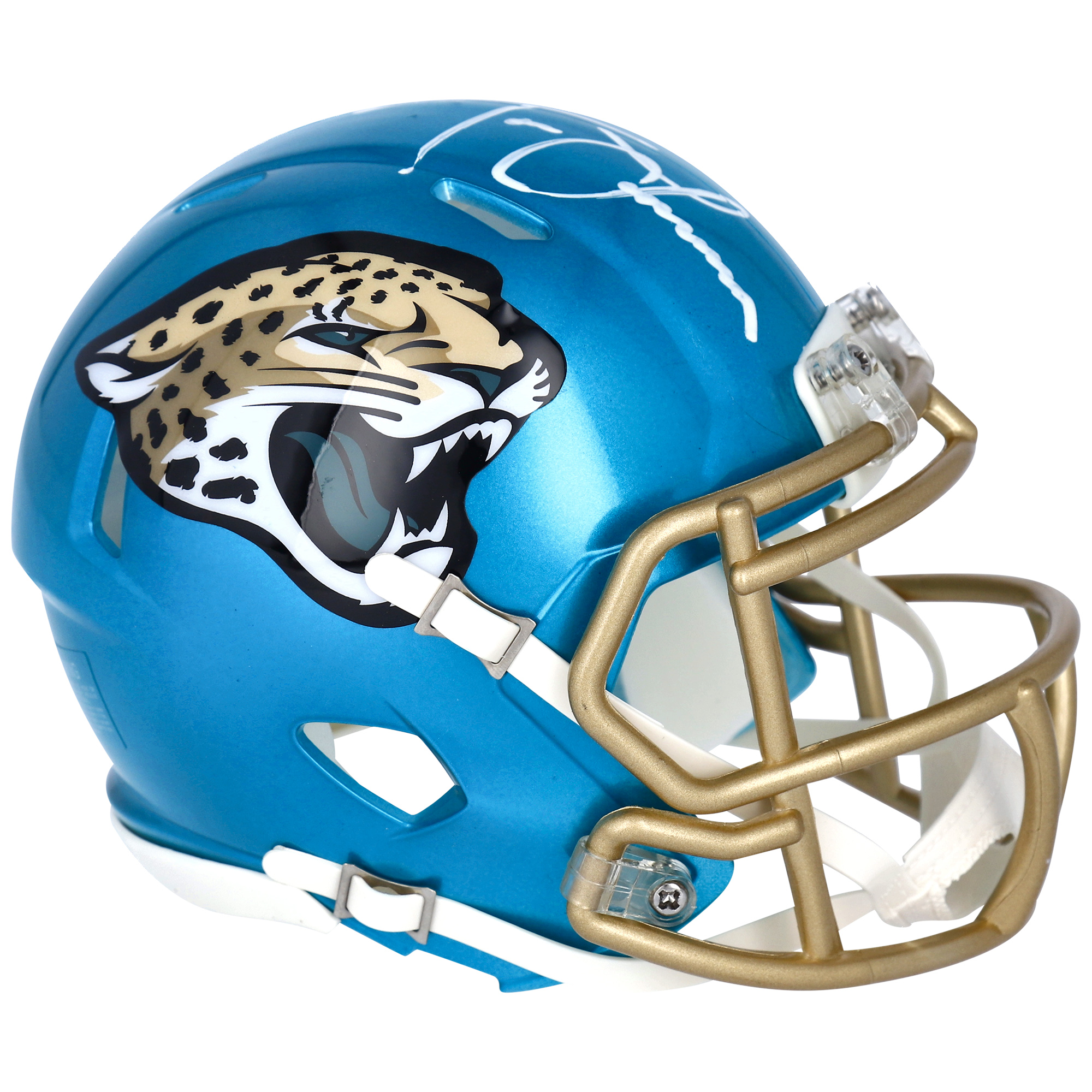 Trevor Lawrence Jacksonville Jaguars signierter Riddell Flash Speed ​​Mini-Helm