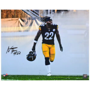 Von Najee Harris signiertes Smoke Run Out-Foto der Pittsburgh Steelers, 16 x 20 Zoll