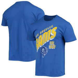 Los Angeles Rams Slant T-Shirt für Herren, Junk Food Royal