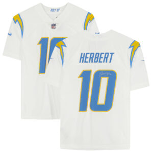 Justin Herbert – Signiertes weißes Nike Limited-Trikot von den Los Angeles Chargers