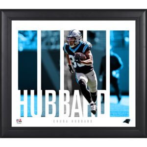 Chuba Hubbard Carolina Panthers Gerahmte 15“ x 17“ Spielerpanel-Collage