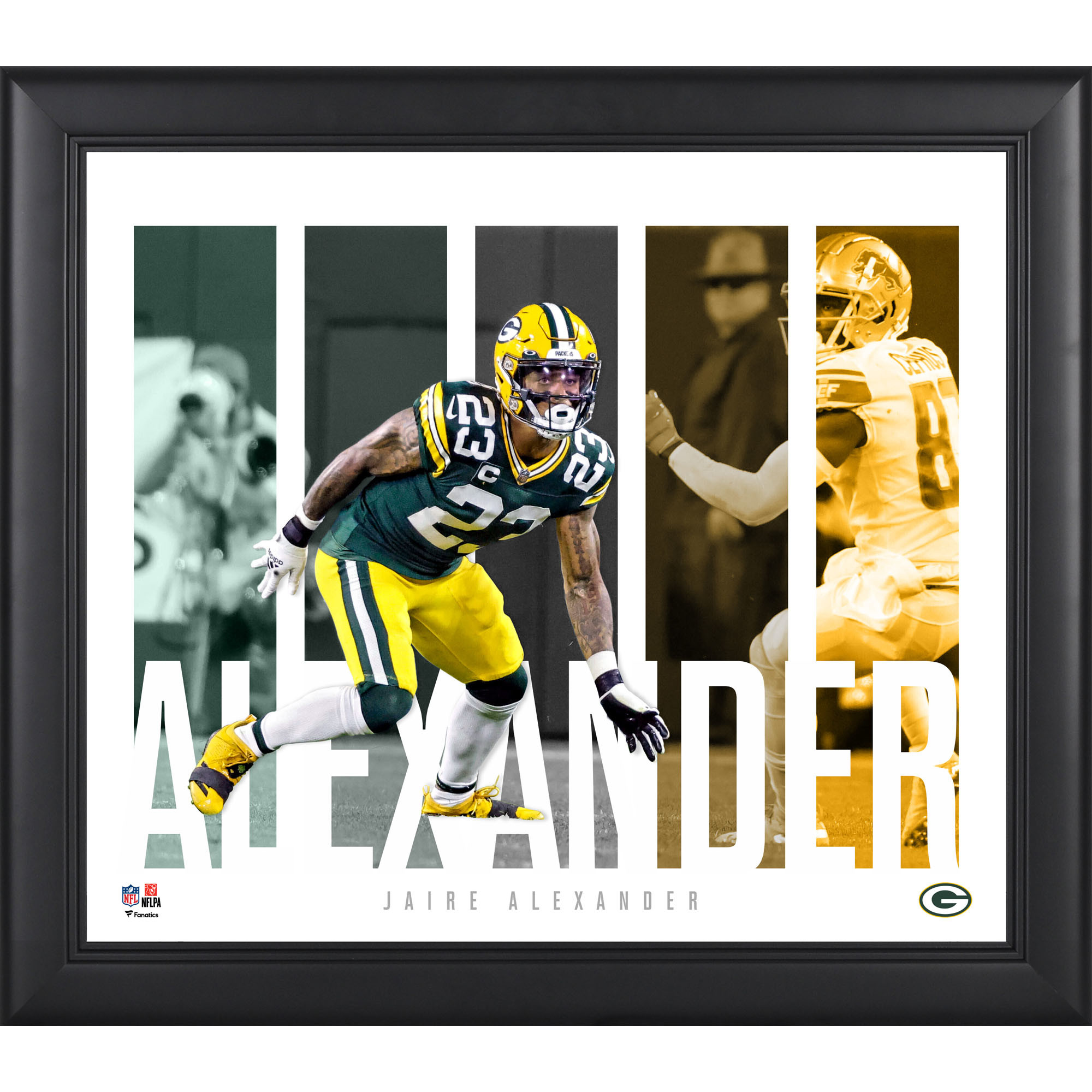 Jaire Alexander Green Bay Packers Gerahmte 15“ x 17“ Spielerpanel-Collage