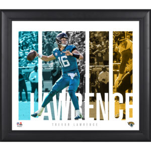 Trevor Lawrence Jacksonville Jaguars Gerahmte 15“ x 17“ Spielerpanel-Collage