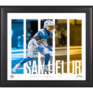 Asante Samuel Jr. Los Angeles Chargers Gerahmte 15“ x 17“ Spielerpanel-Collage