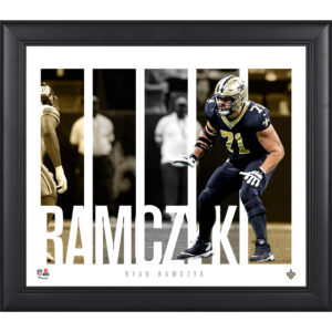 Ryan Ramczyk New Orleans Saints Gerahmte 15“ x 17“ Spielerpanel-Collage