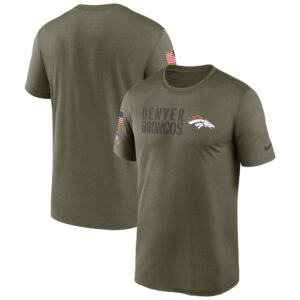 Nike Denver Broncos Salute to Service Legend Team-T-Shirt in Olivgrün für Herren