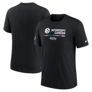 Schwarzes Nike Pittsburgh Steelers 2022 NFL Crucial Catch Performance-T-Shirt für Herren