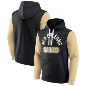 Herren – New Orleans Saints Extra Point Fanatics – Schwarzer Pullover