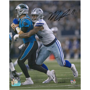 Signiertes 8 x 10 Zoll großes Sackfoto von Micah Parsons, Dallas Cowboys