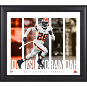 Jeremiah Owusu-Koramoah Cleveland Browns Gerahmte 15″ x 17″ Spielerpanel-Collage