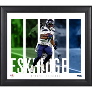 D’Wayne Eskridge Seattle Seahawks Gerahmte 15″ x 17″ Spielerpanel-Collage