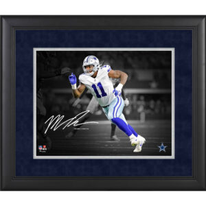 Micah Parsons Dallas Cowboys Faksimile Signatur gerahmt 11″ x 14″ Spotlight Foto