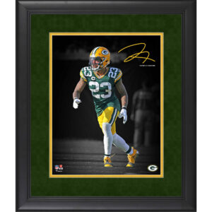 Jaire Alexander Green Bay Packers Faksimile Signatur gerahmt 11″ x 14″ Spotlight Foto