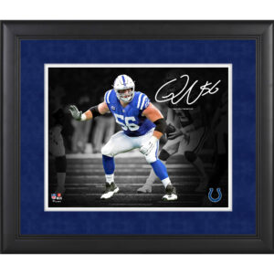 Quenton Nelson Indianapolis Colts Faksimile Signatur gerahmt 11″ x 14″ Spotlight Foto