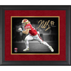 Nick Bosa San Francisco 49ers Faksimile Signatur gerahmt 11″ x 14″ Spotlight Foto