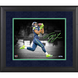 Tyler Lockett Seattle Seahawks Faksimile Signatur gerahmt 11″ x 14″ Spotlight Foto