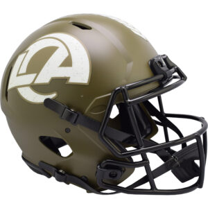 Riddell Los Angeles Rams 2022 Salute To Service Speed ​​Authentic Helm