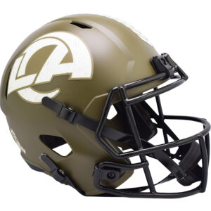 Riddell Los Angeles Rams 2022 Salute To Service Speed ​​Replica-Helm