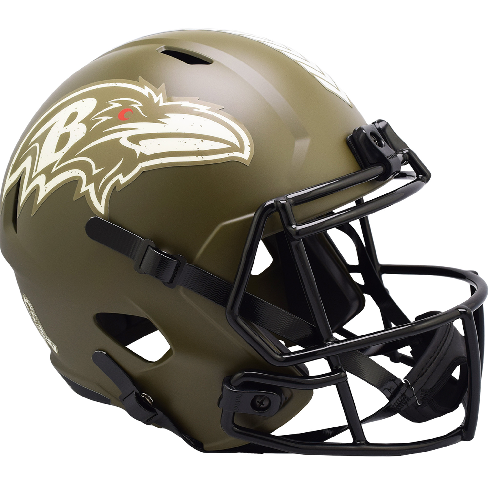 Riddell Baltimore Ravens 2022 Salute To Service Speed ​​Replika-Helm