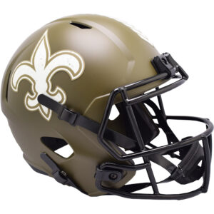 Riddell New Orleans Saints 2022 Salute To Service Speed ​​Replika-Helm