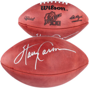 Harry Carson New York Giants signierter Superbowl XXI Profi-Football