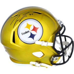 Pat Freiermuth Pittsburgh Steelers signierter Riddell Flash Alternate Speed ​​Replica-Helm