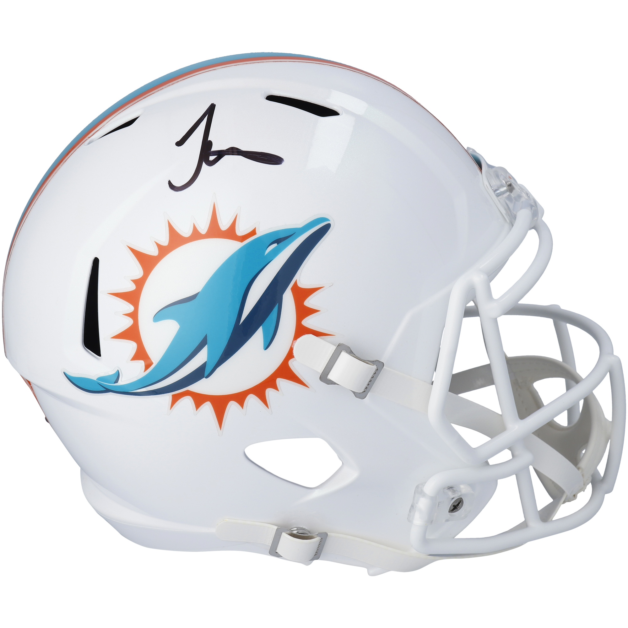 Tyreek Hill Miami Dolphins signierter Riddell Speed-Replika-Helm