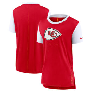 Rotes Nike Kansas City Chiefs Team-T-Shirt für Damen